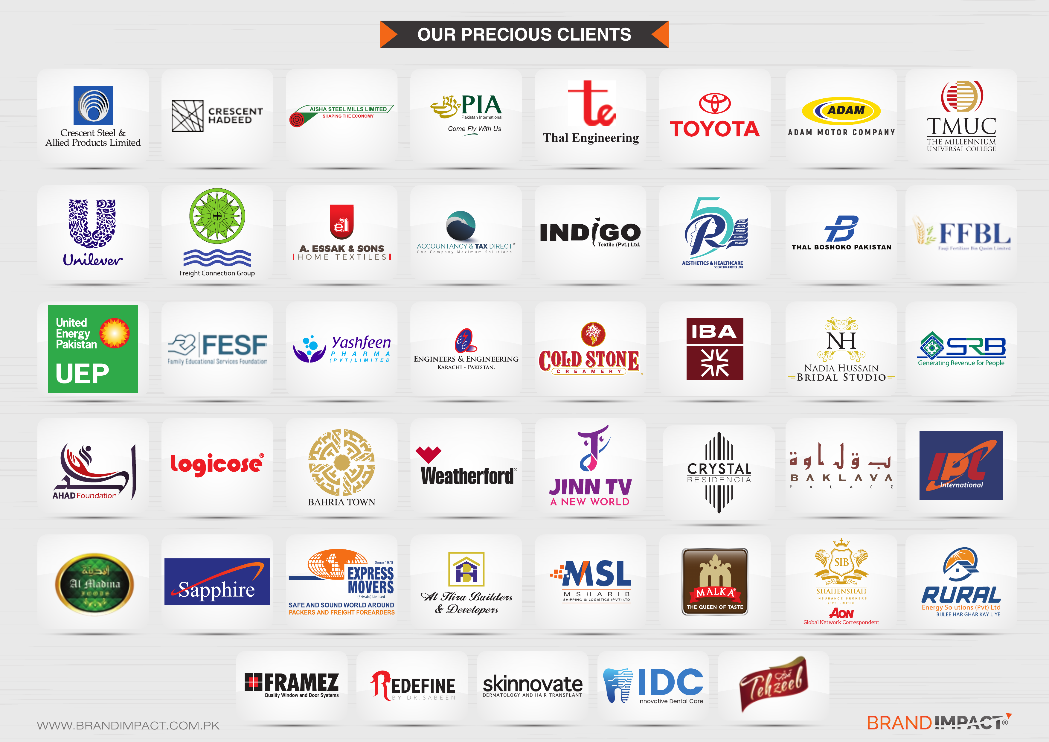 Approved Digital World client logos