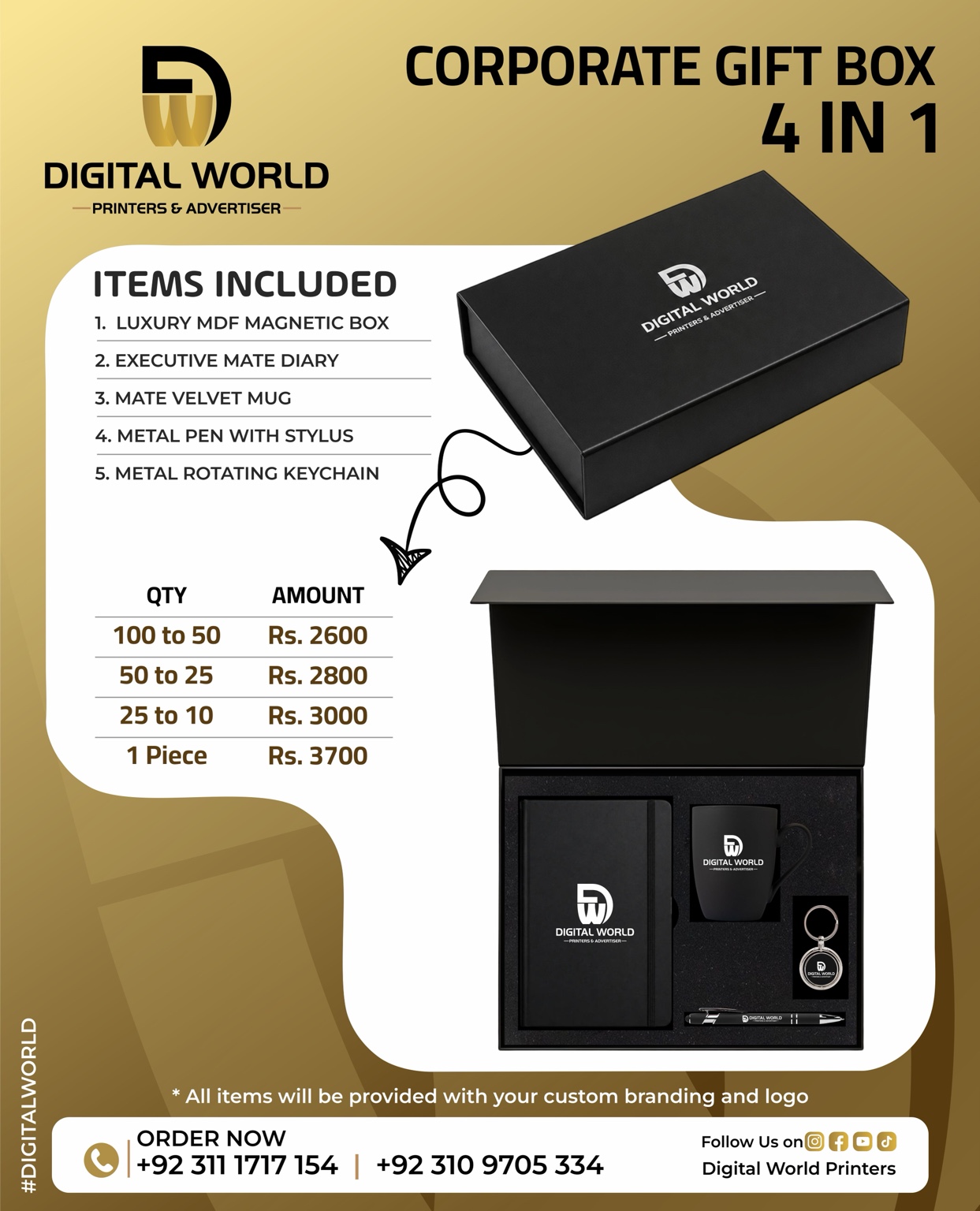 4-in-1 executive corporate gift box