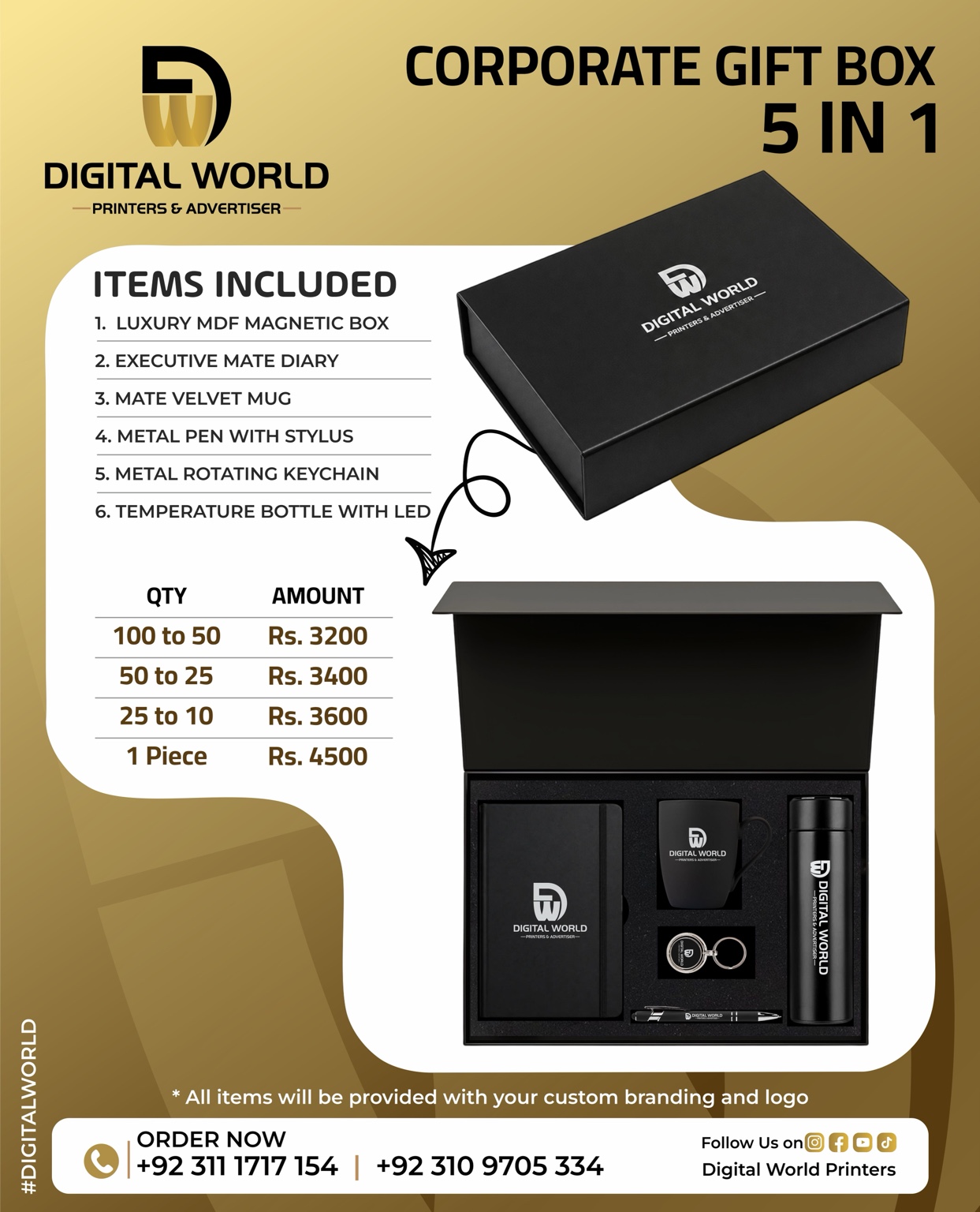 5-in-1 executive corporate gift box